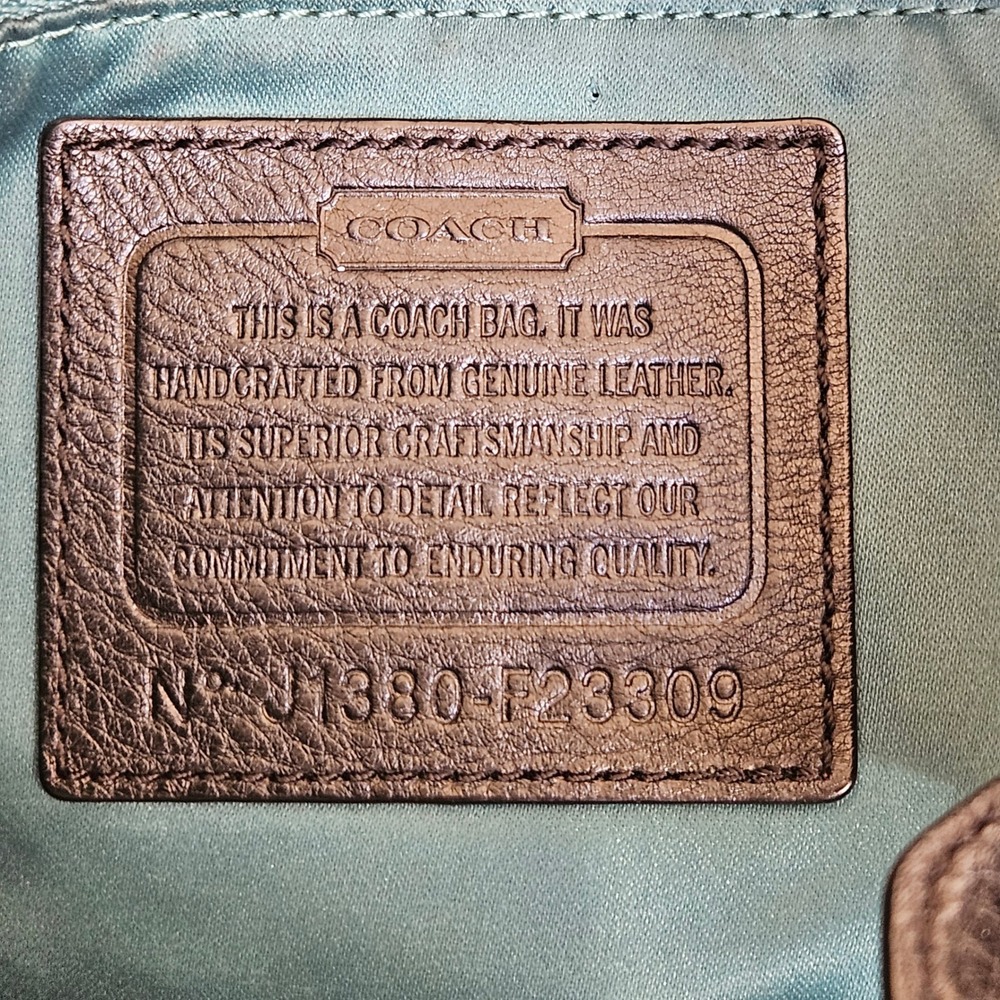 Coach Avery Hobo Shoulder Bag Black Pebbled Leather Large - Picture 4 of 9